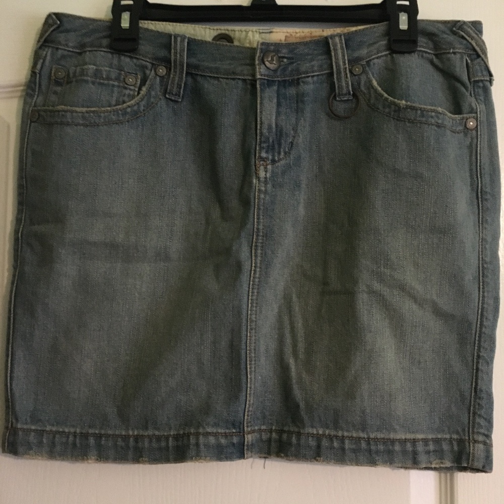 Free People denim skirt